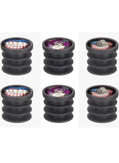 اشتري Bike Grips Bar End Plugs Caps Graffiti Style For Road Bike Handlebar Tape,Mountain Bike,Bmx,Mtb (Style A (3Set)) في الامارات