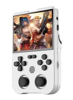 Buy XU10 Retro Handheld Game Consoles, 3.5 inch IPS Screen, XU10 with a 64G Card Pre-Loaded 8000 Games, Support 20+ Kinds of Games Formats, with 3000 mAh Battery Life 6-8 Hours (White) in Saudi Arabia