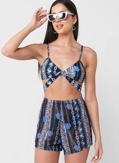 Buy 3 Piece Bikini Set With Shorts in UAE