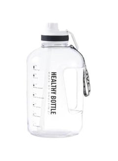 Buy Big Water Bottle 2.2 Liters with Handle BPA Free Large Capacity Daily Drinks Jug for Gym Fitness in Saudi Arabia