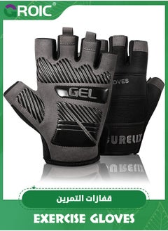 Buy Workout Gloves for Men & Women Weight Lifting Gloves with Wrist Wraps Support for Gym Training, Fitness, Hanging, Pull ups. Ultra Ventilated, Full Palm Protection in UAE