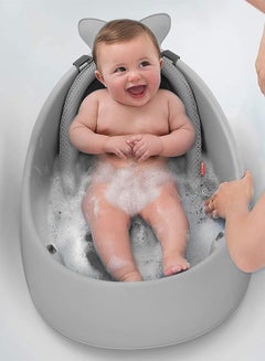 Buy Baby Tub,Anti-slip Portable Kids Shower Tray Safety Tub with Drain Hole,Travel Tub for Newborns and Kids (Grey Whale Shape) in Saudi Arabia