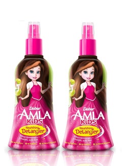 Buy Two Bottles Kids Oil Nourishing Detangler Sprays For Easy Combing, Smooth And Soft Hair 200 ml in Saudi Arabia