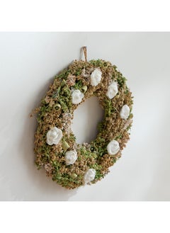 Buy Caven Rose Hanging Wreath 20 x 20 x 35 cm in Saudi Arabia