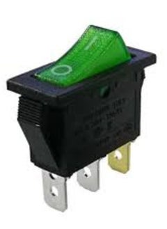 اشتري KNP Rocker On/Off Mini Boat Switch in Green is a compact and durable switch designed for marine and outdoor applications. في الامارات