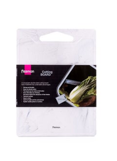 اشتري Cutting Board 35x27cm, Plastic Chopping Board, Slicing Board Reversible, Dishwasher Safe, Juice Groove, Non-Slip Board For Meat Fruits and Veggies في الامارات