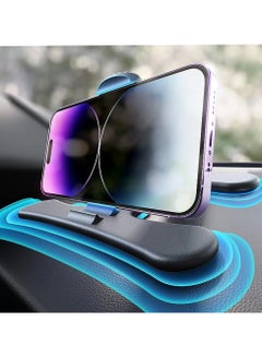 Buy LISEN Dashboard Phone Holder for Car, Dashboard Mount Never Slip& Fall Universal Car Phone Holder Accessories Compatible with iPhone 15 Pro Max Plus 14 13 12 Mini All Samsung in UAE