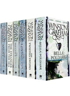 Buy Poldark by Winston Graham Series Books 7 - 12 Gift Box Set Collection Set (Angry Tide, Stranger From The Sea, Miller's Dance, Loving Cup, Twisted Sword & Bella Poldark) in UAE