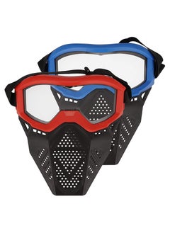 Buy Tactical Mask with Goggles, Full Mask Protect Eyes Compatible with Nerf Rival, Apollo, Zeus, Khaos, Atlas, Artemis Blasters Rival Mask, for Kids CS Airsoft Shooting Game, 2 PCS in Saudi Arabia