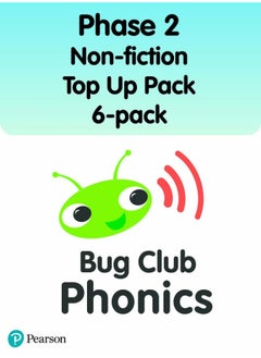 اشتري Bug Club Phonics Phase 2 Non-fiction Top Up Pack 6-pack (96 books) في الامارات