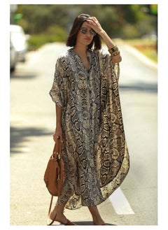 اشتري Beach Printed Robe Sunscreen Cover في الامارات