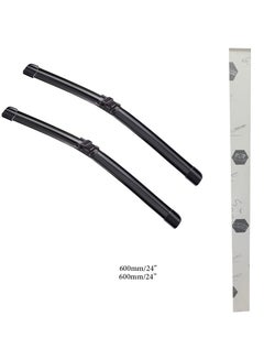 Buy Car Windshield Wiper Set, High Quality Material, 2 Pieces BENZ W204 in Egypt