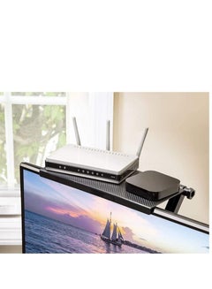 اشتري Screen Caddy, TV Shelf, Mountable Monitor/Screen Top, Tray, Monitor Mount Organizer, Media Device Storage في السعودية