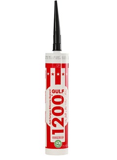 اشتري Gulf 1200 - عازل سيليكون مضاد للفطريات ومقاوم للماء، متعدد الاستخدامات، 280 مل، شفاف في السعودية