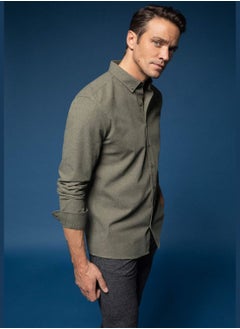 Buy Modern Fit Long Sleeve Shirt in UAE