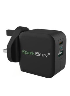 Buy Spark Berry wall charger, two ports, 38 watts in Saudi Arabia