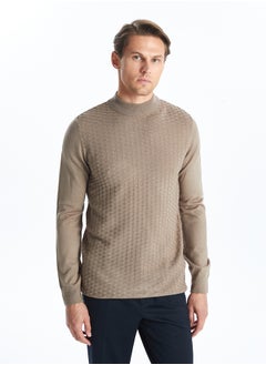 اشتري Turtleneck Long Sleeve Men's Tricot Sweater في مصر