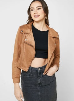 Buy Suede Biker Jacket in Saudi Arabia