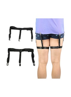 Buy Mens Shirt Stays Shirt Holder Straps Non-slip Locking Clamps Clips in Saudi Arabia