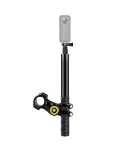 Buy PULUZ PU817 Motorcycle Bike Selfie Stick Handlebar Mount Camera Bracket 27.9cm-113.5cm Adjustable Length with 1/4 Inch Screw & Sports Camera Mount Adapter Replacement in Saudi Arabia