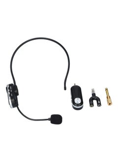 اشتري Headset Wireless Microphone With 6.5mm Audio Adapter LU-VH50-3 Black في السعودية