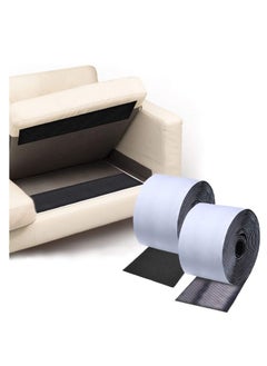 اشتري Couch Cushion Non Slip Pads to Keep Cushions from Sliding Hook and Loop Tape with Adhesive for Smooth Surfaces 2m Long 11cm Wide في الامارات