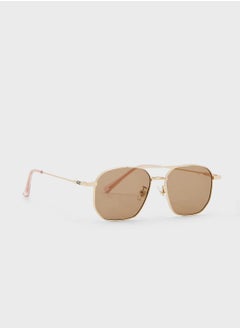 Buy Casual Angular Aviator Sunglasses in UAE