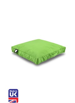 Buy Extreme Lounging® - Original Outdoor B-Pad Floor Cushion - Made in UK - Premium Quality, Double Stitched & Light Weight Floor Pad - UV Protected & Waterproof Filled Pillow (65x60x10cm) - Lime in Saudi Arabia