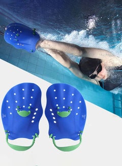 Buy Swimming Paddles For Swimming, Diving, Swimming Training, 1 Pair of Hand Fins Improve Your Swimming Technique and Swimming Speed, Swimming Training Aid, Hand Paddles For Aquatic and Pool Swimming in Saudi Arabia