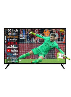 Buy Magic World 50 Inch Frameless Break-Resistant Full HD SMART LED TV with Built-in DVB-T2/S2 Receiver, Android 13, WiFi, Multilanguage OSD, Includes A Wall Mount - MG50V030FSBT2-13 in UAE