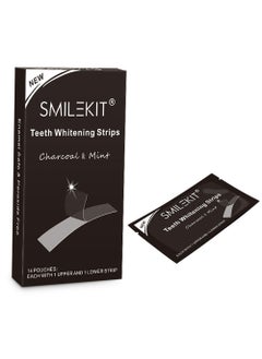 Buy 14-pieces Bamboo Charcoal Whitening Dental Strips in Saudi Arabia