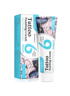 اشتري Tattoo Numbing Cream, Pre-Tattoo Tattoo Cream, 6-8 Hour Max Strength Painless Tattoo Cream with Aloe Vera, Vitamin E (60ml) في السعودية