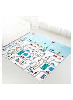 Buy Water Resistant Portable Double Sided Play & Crawl Mat Easy To Clean Playmat For Kids 0.6cm in Saudi Arabia