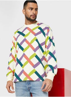 Buy Crew Neck Graphic Sweatshirt in UAE