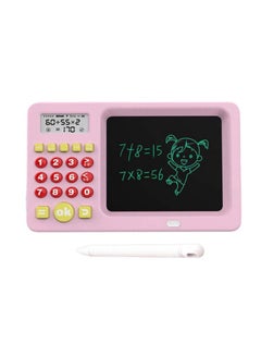 Buy BSNL Unisex Erasable Doodle Pad With Calculator Stylus Pen And Charging Cable Pink in UAE