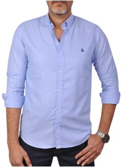 Buy Blue oxford casual shirt in Egypt