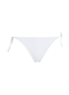 Buy Women's Tie Side Bikini Bottoms - Intense Power, White in Saudi Arabia