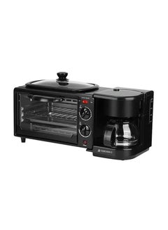 Buy 3-in-1 Breakfast Machine With Multi-Function Oven ST-1242 Black in Saudi Arabia