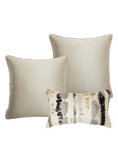 Buy Cushion Set (With Filler) Melissa Bundle Pillow Knot Home Cover Case with Fillers for Modern Sofa Contemporary Living Room Bedroom and Office Soft Filling Washable in UAE