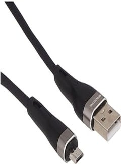 اشتري Borofone BX46 Soft silicone charging data Cable,USB Micro, 2.4A, 1 Meter - Black في مصر