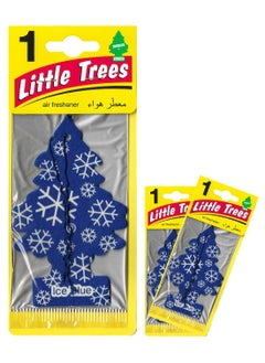 Buy Hanging Paper Card Air Freshener- Ice Blue (Pack Of 3Pcs) in UAE