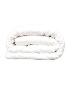 Buy Duvet Comforter Cotton White 160x220cm in UAE