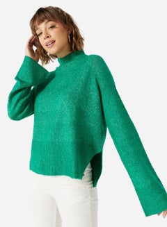 Buy Relaxed High Neck Knit Pullover in Saudi Arabia