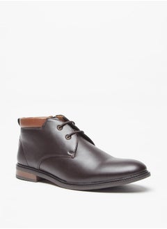 اشتري Men Solid Chukka Boots with Zip Closure في الامارات