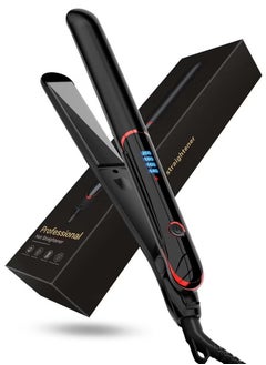 Buy Ceramic Hair Straightener, 2 in 1 Hair Straighteners and Curlers with Ceramic Coating for Smooth Glide, 15 Second Heat up, Up to 200°C, Lasting Results for Curl/Wave/Straighten Hair in Saudi Arabia