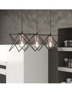 اشتري Triple Star  Fit Line Chandelier  - Black في مصر