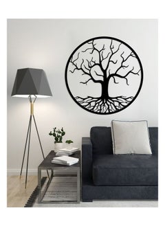 Buy Decorative tree of life wooden wall Art 80X80 cm in Egypt