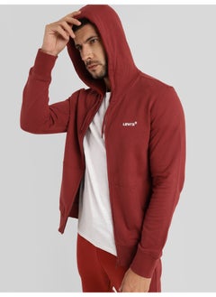 Buy Men's Solid Hooded Sweatshirt in Egypt