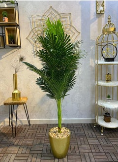 Buy An artificial tree simulating an artificial palm tree with a natural feel, 120 cm high in Saudi Arabia