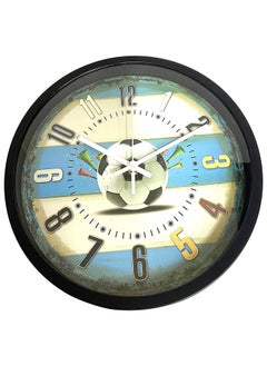 اشتري Home Brand Football Player Scores Goal Wall Clock 30x30 cm في الامارات